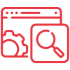 Parts Support icon depicting mechanical parts